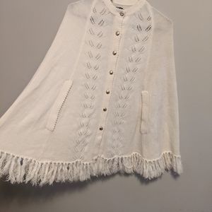 Vintage Sweater Capelet Cape / One Size